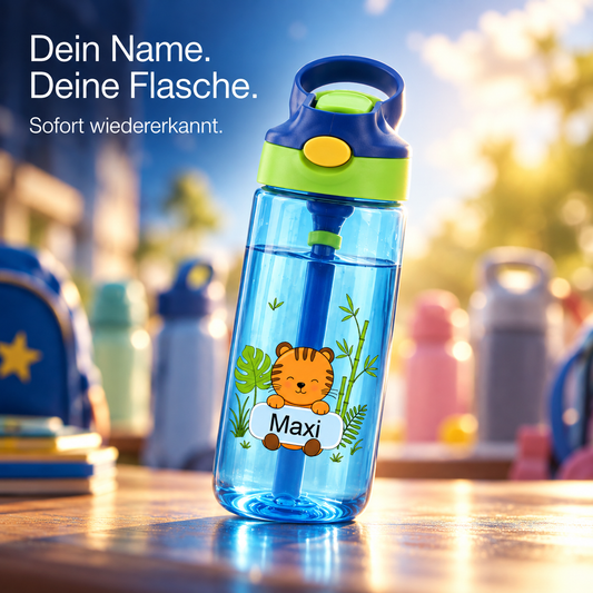 Personalisierte Trinkflasche Kinder mit Namen 480ml BPA Frei