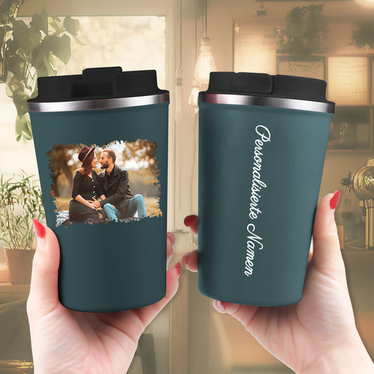 Personalisiert Thermobecher mit Foto und Namen 380ml