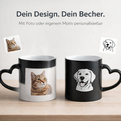Personalisiert Tasse mit Foto und Muster Keramik 330ml