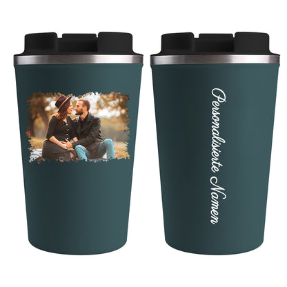 Personalisiert Thermobecher mit Foto und Namen 380ml