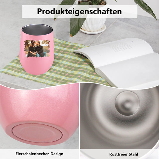 Personalisierter Thermobecher mit Foto oder Logo 355ml die Regenbogenlackoberfläche