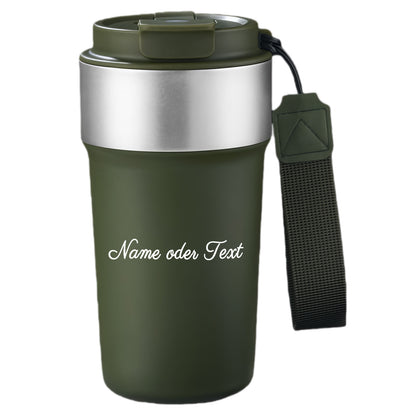 Personalisierter Thermobecher mit Namen und Foto