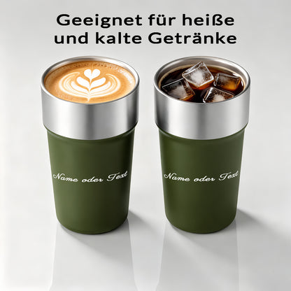 Personalisierter Thermobecher mit Namen und Foto