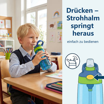 Personalisierte Trinkflasche Kinder mit Namen 480ml BPA Frei